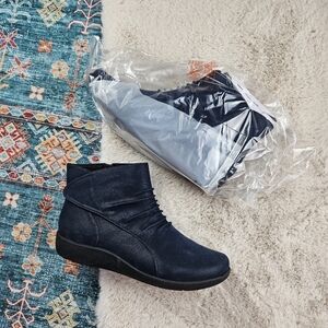Clarks Cloudsteppers Sillian Chell Navy Marine Blue US 9.5M